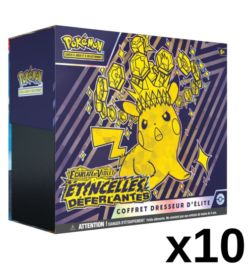 Case scellée ETB Etincelles Déferlantes Coffret Dresseur d'Elite Pokémon Français [EV08]