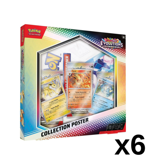Case scellée Coffret Collection Poster Evolutions Prismatiques Pokémon Français [EV8.5]