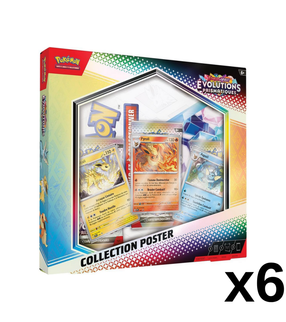 Case scellée Coffret Collection Poster Evolutions Prismatiques Pokémon Français [EV8.5]