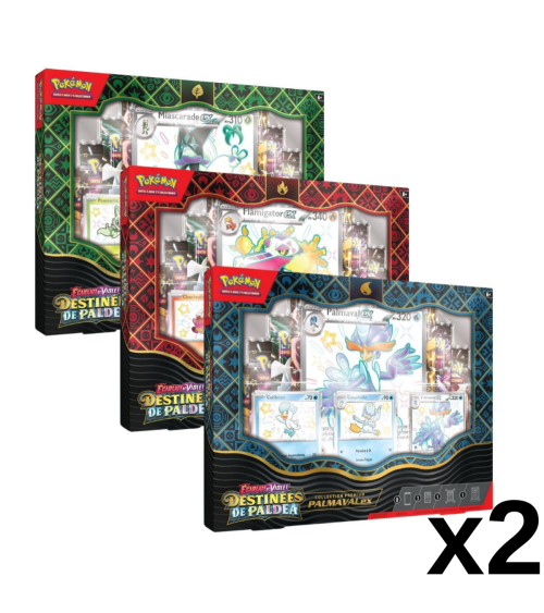 Case scellée Coffret collection Premium Destinées de Paldea Pokémon Français [EV4.5]