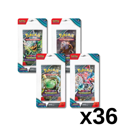 Case scellée Blisters Mascarade Crépusculaire Pokémon Français [EV06]