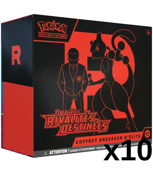 Case scellée ETB Rivalités Destinées - Coffret Dresseur d'Elite Pokémon Français [EV10]